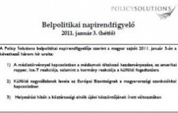 &Uacute;j szolg&aacute;ltat&aacute;s: Belpolitikai napirendfigyel&eacute;s